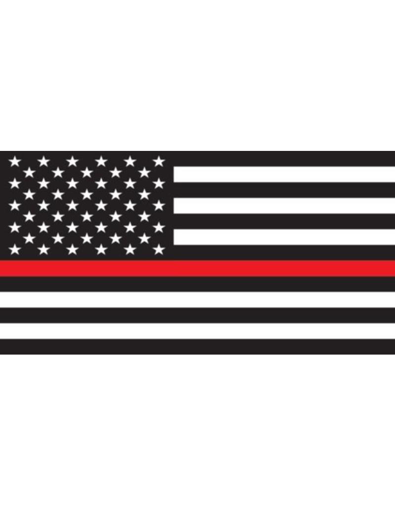 Thin Red Rectangle Logo - Thin Red Line Flag Decal - Stars & Stripes, The Flag Store