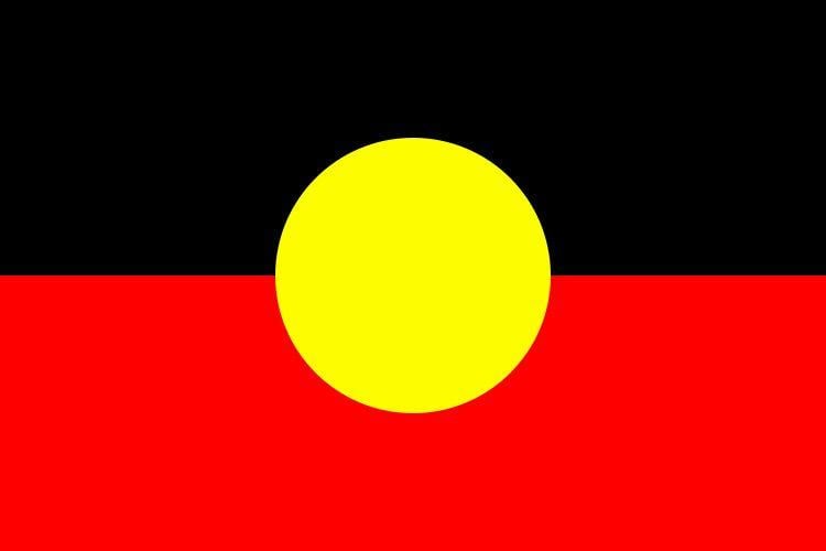 Black and Yellow Circle Logo - Indigenous Australian Flags | NAIDOC
