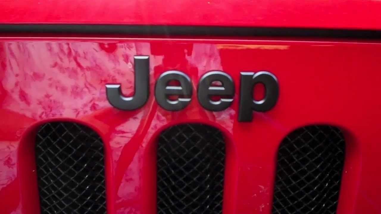 Jeep JK Grill Logo - Blackout Jeep Emblem - YouTube