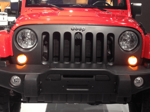 Black Jeep Grill Logo - Mopar Genuine Jeep Parts & Accessories Jeep Wrangler JK Exterior ...