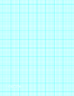 Eight Blue Lines Logo - This letter-sized graph paper has eight aqua blue lines every inch ...