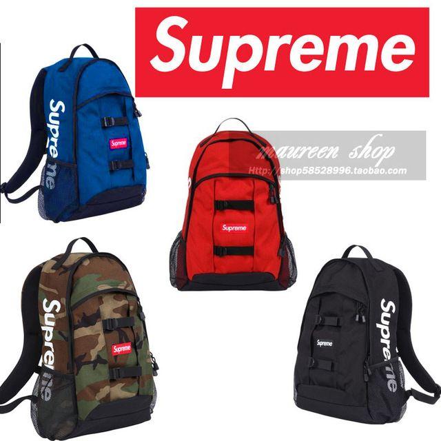 Supreme Bag Logo - Supreme Backpack SS14 bilateral LOGO 36TH schoolbags backpack ...