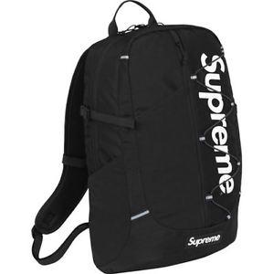 Supreme Bag Logo - Supreme Box Logo Backpack Cordura SS17 Black CONFIRMED | eBay