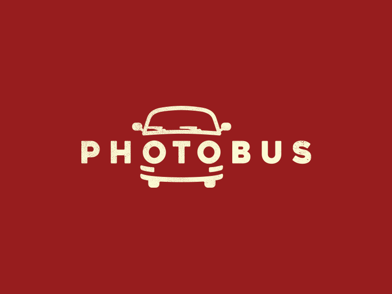 VW Bus Logo - PhotoBus Logo Design by LeoLogos.com. Smart Logos. Logo Designer