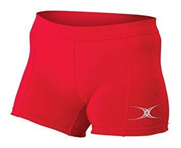 Red X Sports Logo - Gilbert Netball Eclipse Lycra Shorts (Red X Large): Amazon.co.uk