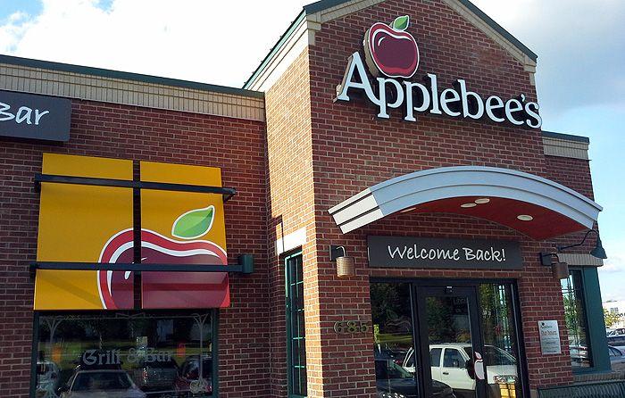 Applebee's Restaurant Logo - Applebee's Sign Awning & Sunscreen, Gaines Twp. Michigan