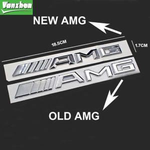 Old AMG Logo - AMG Badge Trunk Rear Emblem Decal Sticker Mercedes Benz C E SL CLA ...