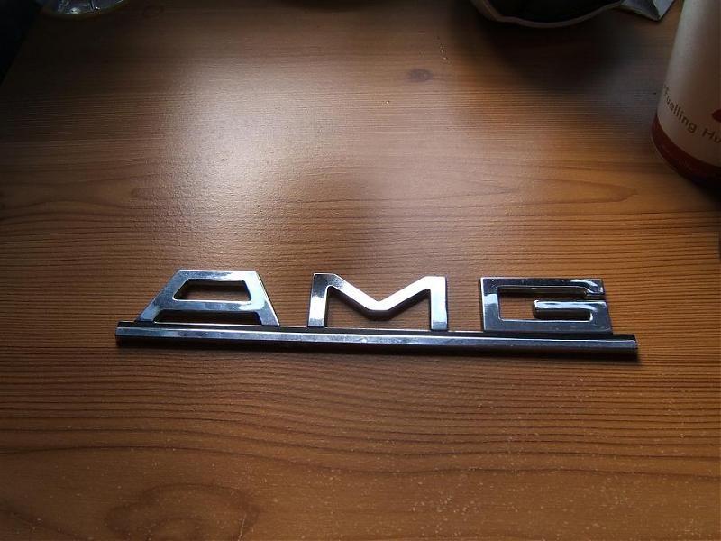 Old AMG Logo - Genuine 70's 80's AMG Badge Benz Forum