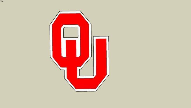 Oklahoma University Logo - Oklahoma University Sooners Logo | 3D Warehouse