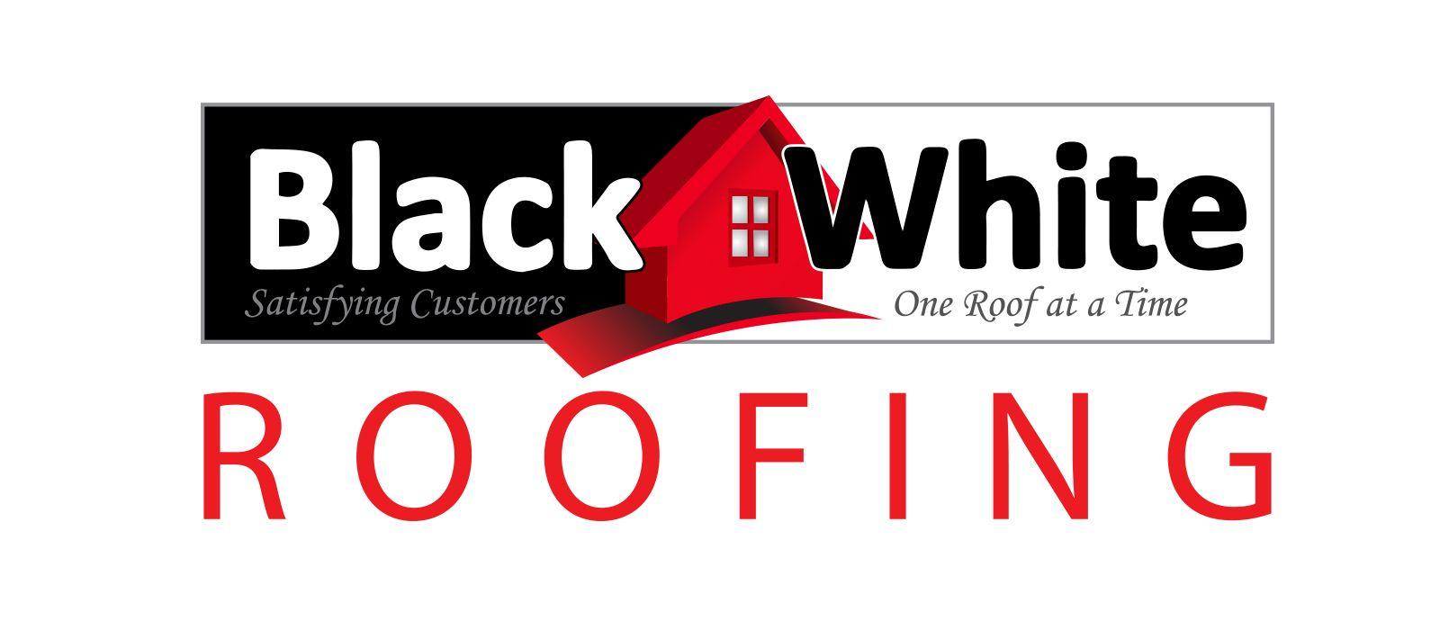 Black and Red Roof Logo - Black & White Roofing | Better Business Bureau® Profile