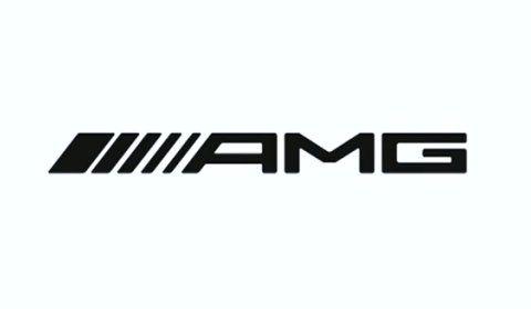 Old AMG Logo - AMG License Plate Frame