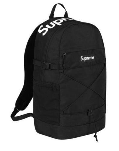 Supreme Bag Logo - Supreme-Backpack-Black-SS16-210-Denier-Cordura-Box-Logo | Clothes