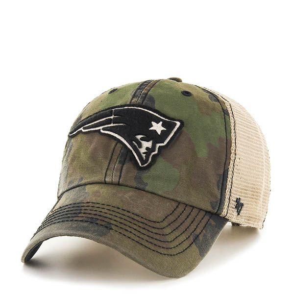 Camo Patriots Logo - New England Patriots Frontline Green Camo Burnett '47 Clean Up at