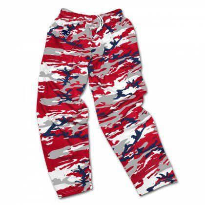 Camo Patriots Logo - New England Patriots Screen Print Logo Camo Pants | Navy/Red | Zubaz ...