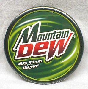 Do the Dew Logo - Do The Dew Round 12 Green Metal Tin Sign Vintage Garage Logo