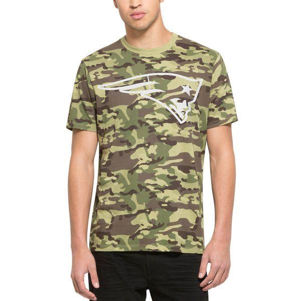 Camo Patriots Logo - New England Patriots Fresh Team Logo Camo Men's Short Sleeve T-Shirt