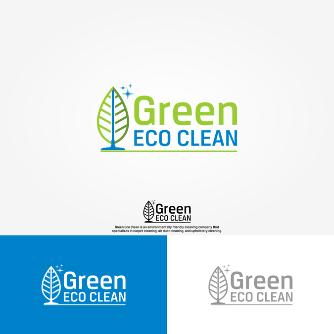 Green Cleaning Company Logo - Logo design for Green Eco Clean, an eco-friendly cleaning company ...