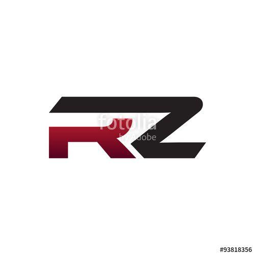 R Z Logo - Modern Initial Logo RZ