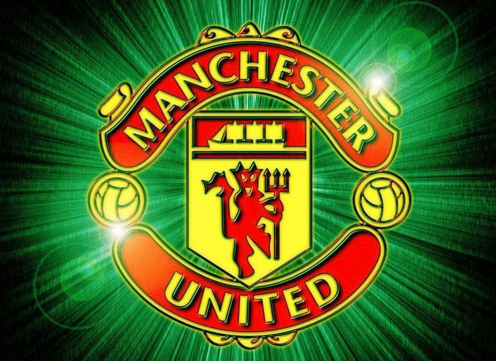 United Green Logo - Manchester United Logo Wallpaper