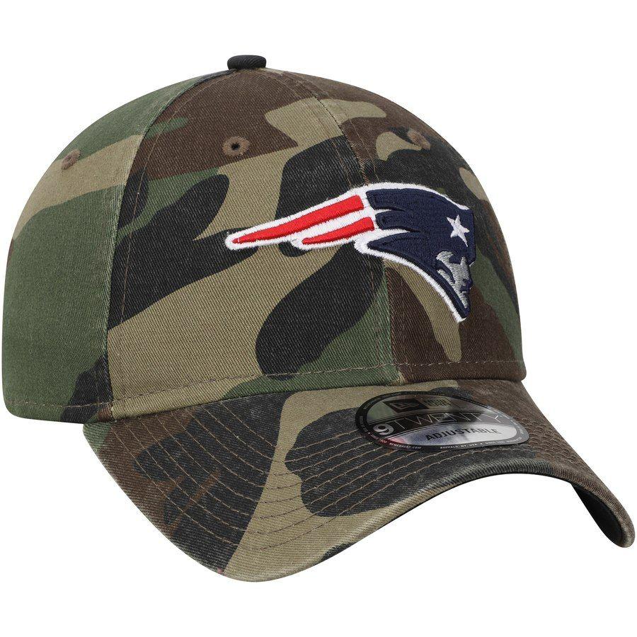 Camo Patriots Logo - Men's New England Patriots New Era Woodland Camo Primary Logo Core