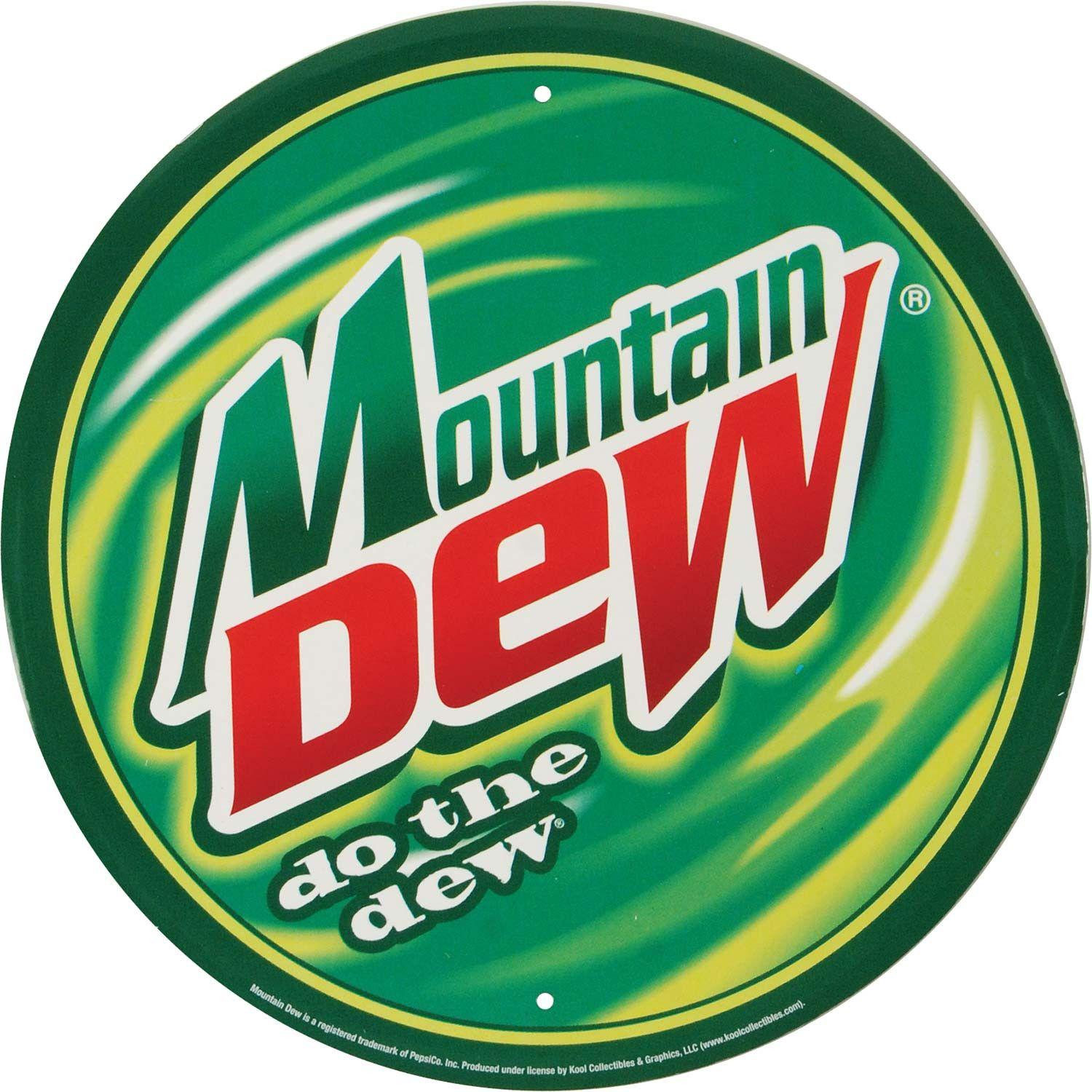 Do the Dew Logo - Mountain Dew Logo Tin Concert Sign - Rockabilia
