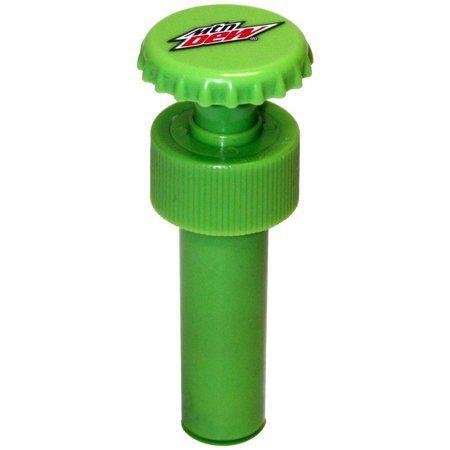 Do the Dew Logo - Mountain Dew Modern Logo Fizz Keeper Pump Cap Soda Bottle, Mtn Dew ...