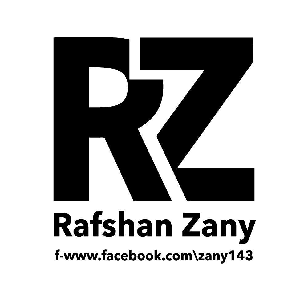 R Z Logo - Typographic Logo (RZ) Stand for Rafshan Zany