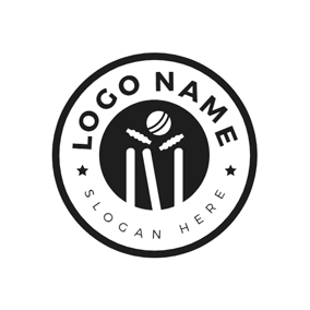 Cricket Bat Logo - Free Cricket Logo Designs | DesignEvo Logo Maker