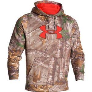 under armour hoodie with camo logo