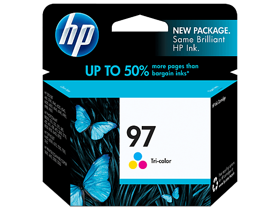 HP Ink Logo - HP® 97 Tri-color Original Ink Cartridge (C9363WN#140)
