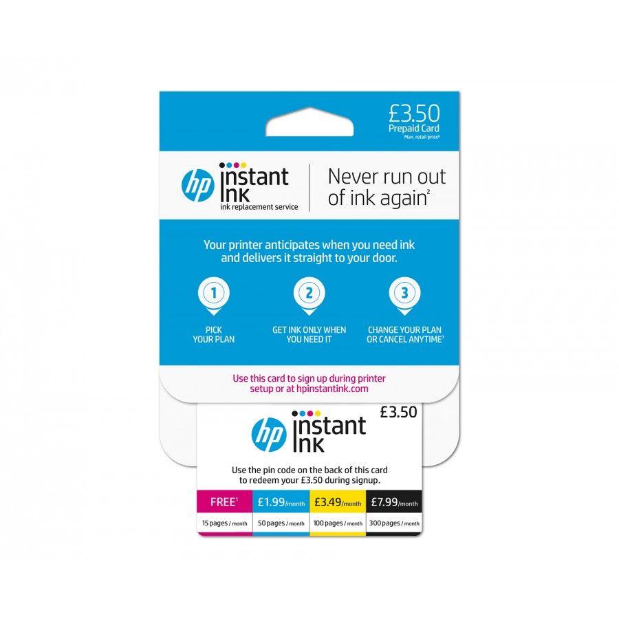 HP Ink Logo - HP Instant Ink Replacement Card - HP - Ink Cartridges - Paper & Printing