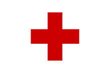 SS White On Red Cross Logo - American Red Cross