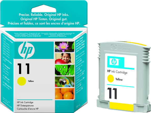 HP Ink Logo - HP® 11 Yellow Original Ink Cartridge