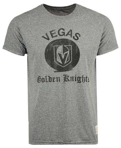 Really Cool Sports Logo - Retro Brand Men's Vegas Golden Knights Sticks Logo Victory T Shirt