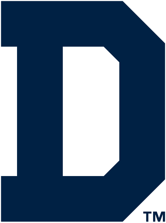Blue D Logo - Detroit Tigers Primary Logo League (AL) Creamer's