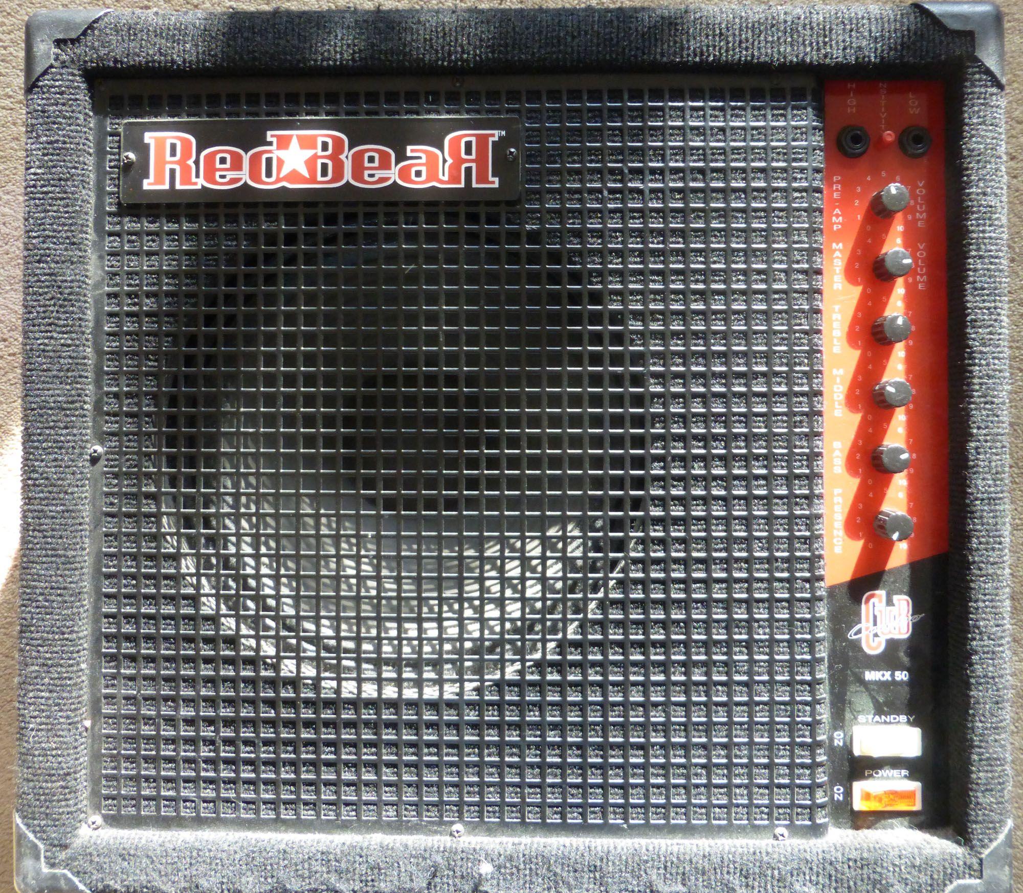 Bear Amp Red Logo - Red Bear amplifiers were made manufactured in St. Petersburg, Russia