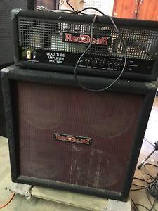 Bear Amp Red Logo - Last Chance!! Red Bear MK120 Lead Tube Amplifier Half Stack Guitar