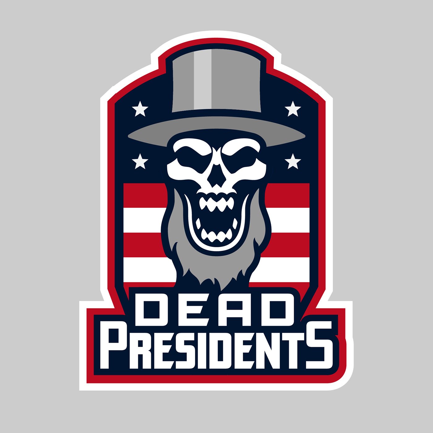 American Flag Sports Logo - The Dead Presidents eSports Logo on AIGA Member Gallery