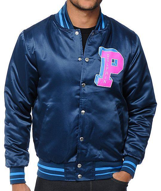 Jacket Pink Dolphin P Logo - Pink Dolphin Varsity P Jacket. Mikes new look. Pink