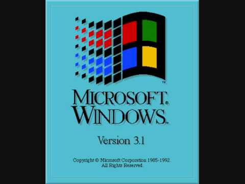 Microsoft Windows 3.1 Logo - Microsoft Windows 3.1 Startup Sound