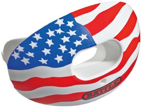 American Flag Sports Logo - Battle Oxygen American Flag Convertible Mouthguard | DICK'S Sporting ...