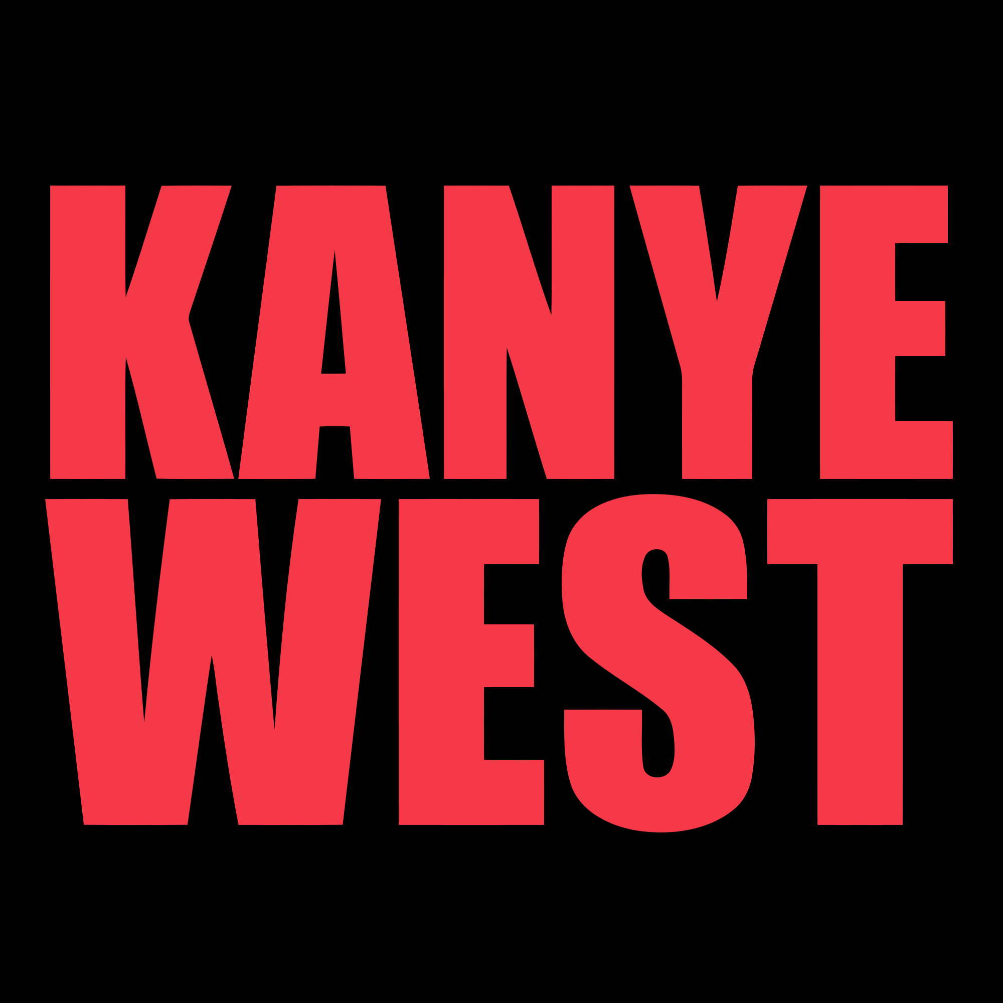 Kanye Logo - Kanye West.svg