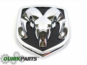 New Ram Logo - 2006-2012 Dodge Ram 1500 With Chrome Grille Rams Head Emblem/Badge ...