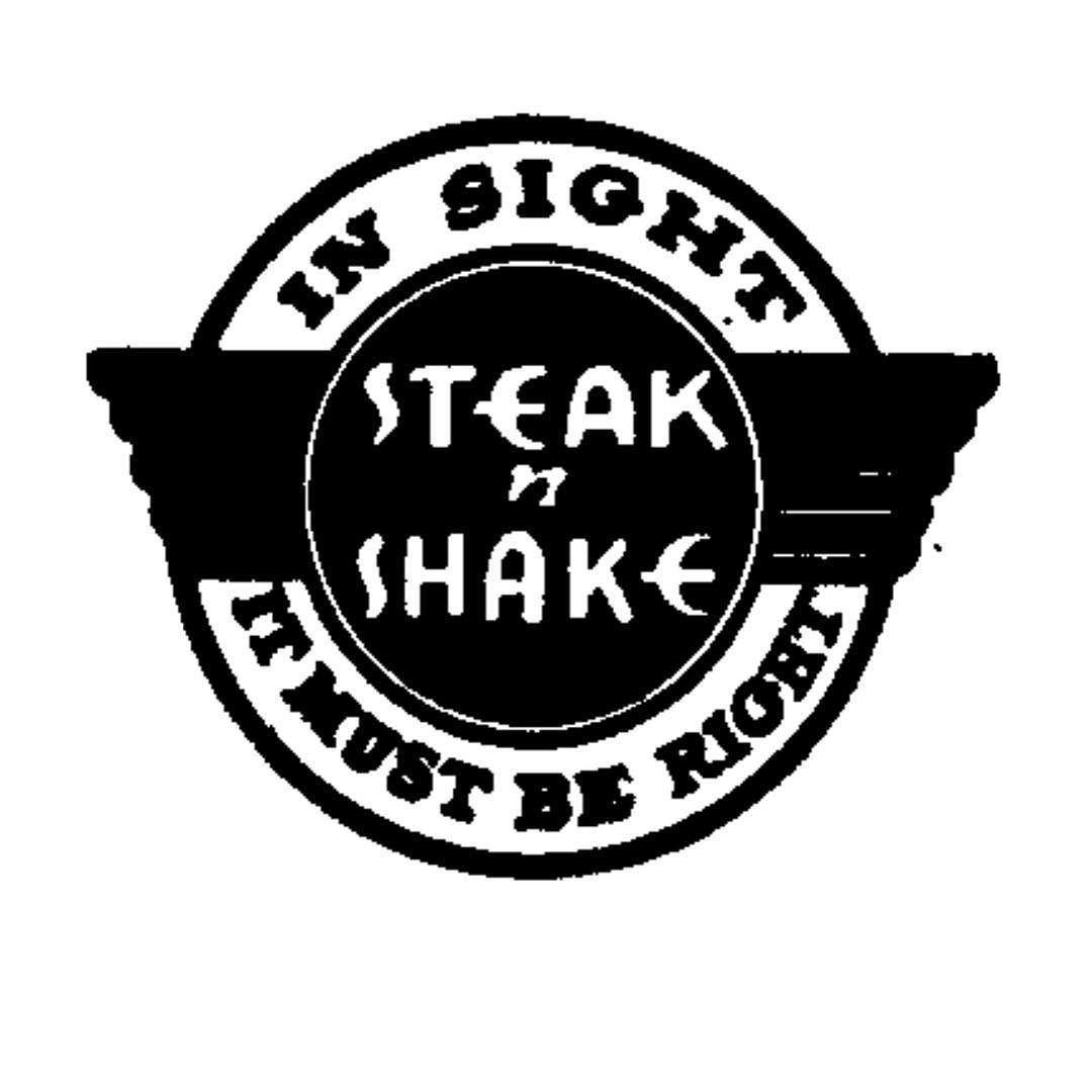 Steak 'N Shake Logo - Steak 'n Shake logo registered as trademark on this day in 1957