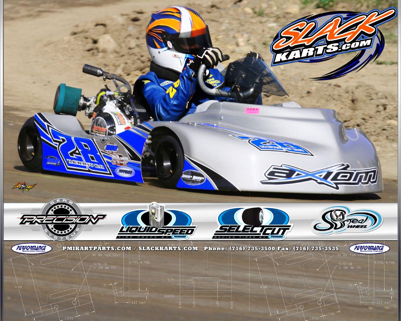 Slack Kart Logo - Performance Manufacturing Corp. PMI Kart Parts, Slack Racing Chassis ...