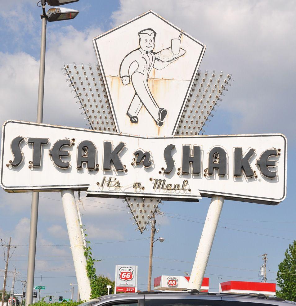 Steak 'N Shake Logo - Steak 'n Shake Restaurants | RoadsideArchitecture.com