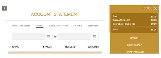 Caesars Casino Logo - How can I view my Win/Loss statement? – CaesarsCasino.com