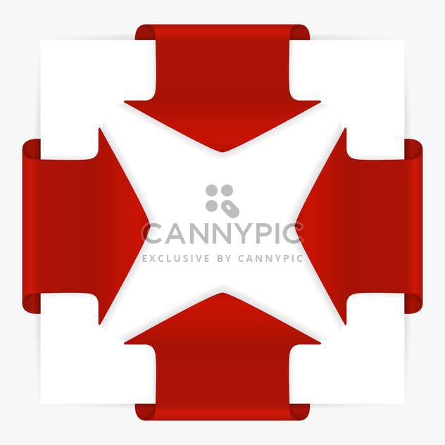 White Box with Red Arrows in Logo - Box With Red Arrows On White Background Free Vector Download 127453 ...