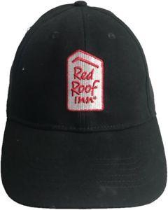 Black and Red Roof Logo - Red Roof Inns Trucker Hat Baseball Cap Sleep Cheap Uniform Employee