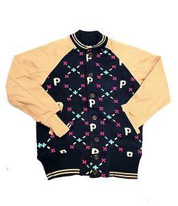 Jacket Pink Dolphin P Logo - Authentic Pinkdolphin VINTAGE VARSITY Foreign P legend SMALL